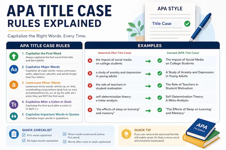 APA Title Case Rules Explained