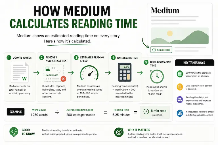 How Medium Calculates Reading Time