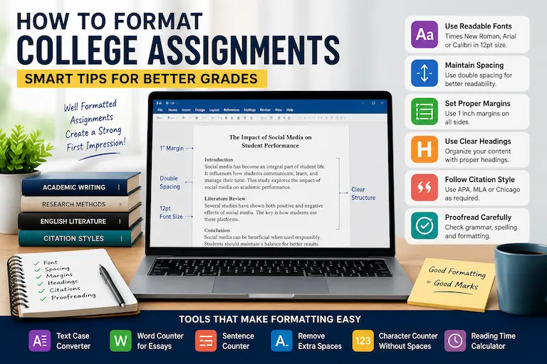 How to Format College Assignments