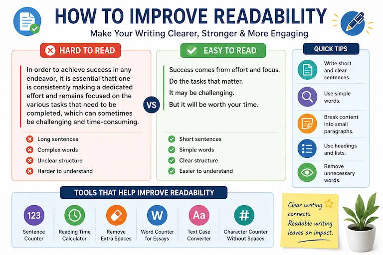 How to improve readability