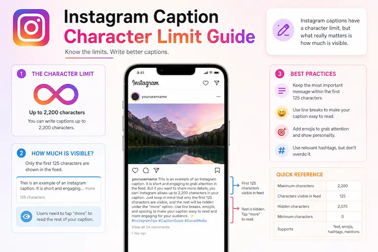 Instagram Caption Character Limit Guide